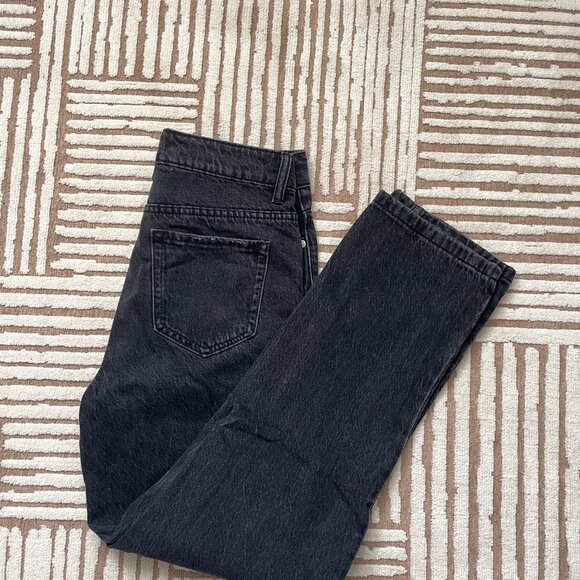 Jinx Cropped Jeans - Black - Size 24 - Picture 2 of 6